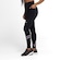 Calça Legging Feminina ASICS Recorte e Textura Alta Compressão PRETO