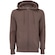 Jaqueta Masculina ASICS com Capuz Moletom Canguru com Fleece MARROM