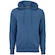 Jaqueta Masculina ASICS com Capuz Moletom Canguru com Fleece AZUL/AZUL ESC