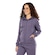 Jaqueta de Moletom Feminina ASICS com Capuz Canguru Fleece ROXO