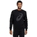 Blusão Masculino ASICS sem Capuz Moletom Careca com Espíral PRETO