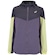 Jaqueta Feminina ASICS com Capuz Recortes ROXO/AMARELO