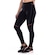 Calça Legging Feminina Oxer Textura New Média Compressão Cós Médio PRETO/AZUL