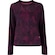 Camiseta Feminina Vestem Manga Longa Anastasia PRETO/ROXO