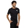 Camiseta Masculina Puma Manga Curta Essentials Small Cat Logo PRETO