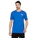 Camiseta Masculina Puma Manga Curta Essentials Small Cat Logo AZUL