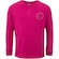 Camiseta Infantil Oxer Manga Longa Casual ROSA ESCURO