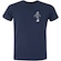 Camiseta Infantil Oxer Manga Curta Casual AZUL ESCURO