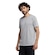 Camiseta Masculina Oxer Manga Curta Média Compressão Flat Mescla CINZA CLARO