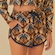 Short de Moletom Feminino Farm Coqueirou Bex AZUL