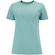 Camiseta Feminina ASICS Manga Curta Malha Cava Tradicional AZUL CLARO