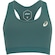 Top Fitness com Bojo Removível ASICS Basic Logo Média Sustentação Adulto PETROLEO