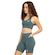 Top Fitness com Bojo Removível ASICS Basic Logo Média Sustentação Adulto PETROLEO