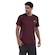 Camiseta Masculina ASICS Manga Curta Jacquard Anti Odor Cava Tradicional VINHO