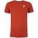 Camiseta Masculina ASICS Manga Curta Racket Recortada VERMELHO/LARANJA ESC