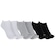 Kit 3 Pares de Meias Atoalhadas Cano Baixo Tamanho 34-38 Casual Oxer Adulto BRANCO/CINZA