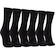 Kit 3 pares de Meias Oxer Cano Longo Atoalhada Tamanho 39-44 Adulto PRETO