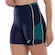 Bermuda Feminina ASICS Recortes Poliamida UV Azul Esc/Amarelo Cla