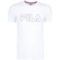 Camiseta Masculina Fila Manga Curta Letter Outline BRANCO/AZUL ESC