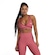 Top Fitness sem Bojo Fila Baixa Sustentação Line Movement Adulto ROSA/VINHO