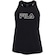 Camiseta Regata Fila Feminina Basic PRETO/BRANCO