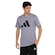 Camiseta Masculina adidas Manga Curta Essentials Logo Azul Claro/Preto