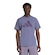 Camiseta Masculina adidas Manga Curta Essentials Logo ROXO ESCURO