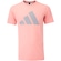 Camiseta Masculina adidas Manga Curta Essentials Logo ROSA CLARO