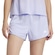 Short Feminino adidas Pacer Knit ROXO CLARO/BRANCO