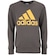 Blusa de Moletom Masculina adidas Big Logo MARROM ESCURO