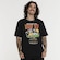 Camiseta HUF Manga Curta Blazing Jam SS PRETO