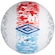 Bola de Futebol de Campo Umbro Formation BRANCO/AZUL ESC