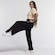 Calça Pantalona FTDNC Atoalhada PRETO