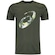 Camiseta Masculina ASICS Manga Curta Antiodor Estampa Treino VERDE ESCURO