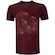 Camiseta Masculina ASICS Manga Curta Antiodor Estampa Treino VINHO/VERMELHO