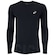 Camiseta Masculina ASICS Manga Longa Leve com Proteção UV PRETO