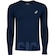 Camiseta Masculina ASICS Manga Longa Leve com Proteção UV AZUL ESCURO