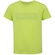 Camiseta Infantil ASICS Manga Curta Casual Cava Tradicional AMARELO CLARO