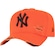 Boné do New York Yankees Aba Curva New Era MLB Strapback 940 AF ST Adulto LARANJA