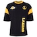 Camiseta do Los Angeles Lakers NBA Masculina Rib Sleeve PRETO