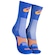 Meia Rally Crew 5k Cano Alto Tamanho 39-44 ASICS Adulto AZUL/LARANJA