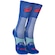 Meia Rally Crew 21k Cano Alto Tamanho 39-44 ASICS Adulto AZUL/LARANJA