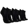 Kit 3 Pares de Meias Atoalhadas Cano Baixo Tamanho 39-44 Casual Oxer Adulto PRETO