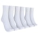 Kit de Meias Cano Médio Oxer com 3 Pares Atoalhada Tamanho 39 a 44 Adulto BRANCO