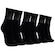 Kit de Meias Cano Médio Oxer com 3 Pares Atoalhada Tamanho 39 a 44 Adulto PRETO
