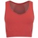 Top Fitness sem Bojo Lauf Baixa Sustentação Seamless Orgânico Adulto VERMELHO
