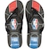 Chinelo Grandene Rider Street NBA Dedo Adulto PRETO/VERMELHO