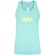 Camiseta Regata Feminina Fit Dance Transpassada TURQUESA