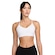 Top Fitness com Bojo Nike Baixa Sustentação Dri-Fit Indy SPT BRA BRANCO