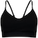 Top Fitness com Bojo Nike Baixa Sustentação Dri-Fit Indy SPT BRA PRETO